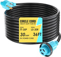 30 Amp 36 ft RV Power Cord Twist Locking - Heavy Duty Extension