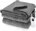 Sunbeam Royal Posh Night Fog Heated Blanket Full - Silky Cozy Warmth