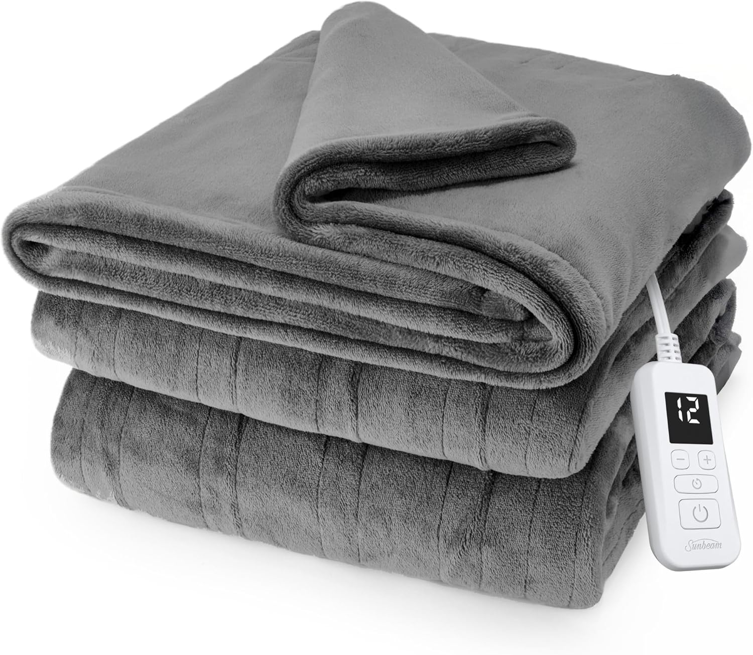 Sunbeam Royal Posh Night Fog Heated Blanket for Cozy Comfort