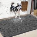 IM HOME Chenille Absorbent Outdoor Doormat 72in x 48in - Washable