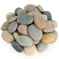 Large River Rocks for Landscaping 40lbs - Smooth Colorful Garden