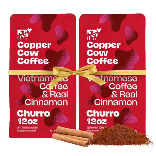 Premium Vietnamese Ground Coffee with Churro Flavor Delight