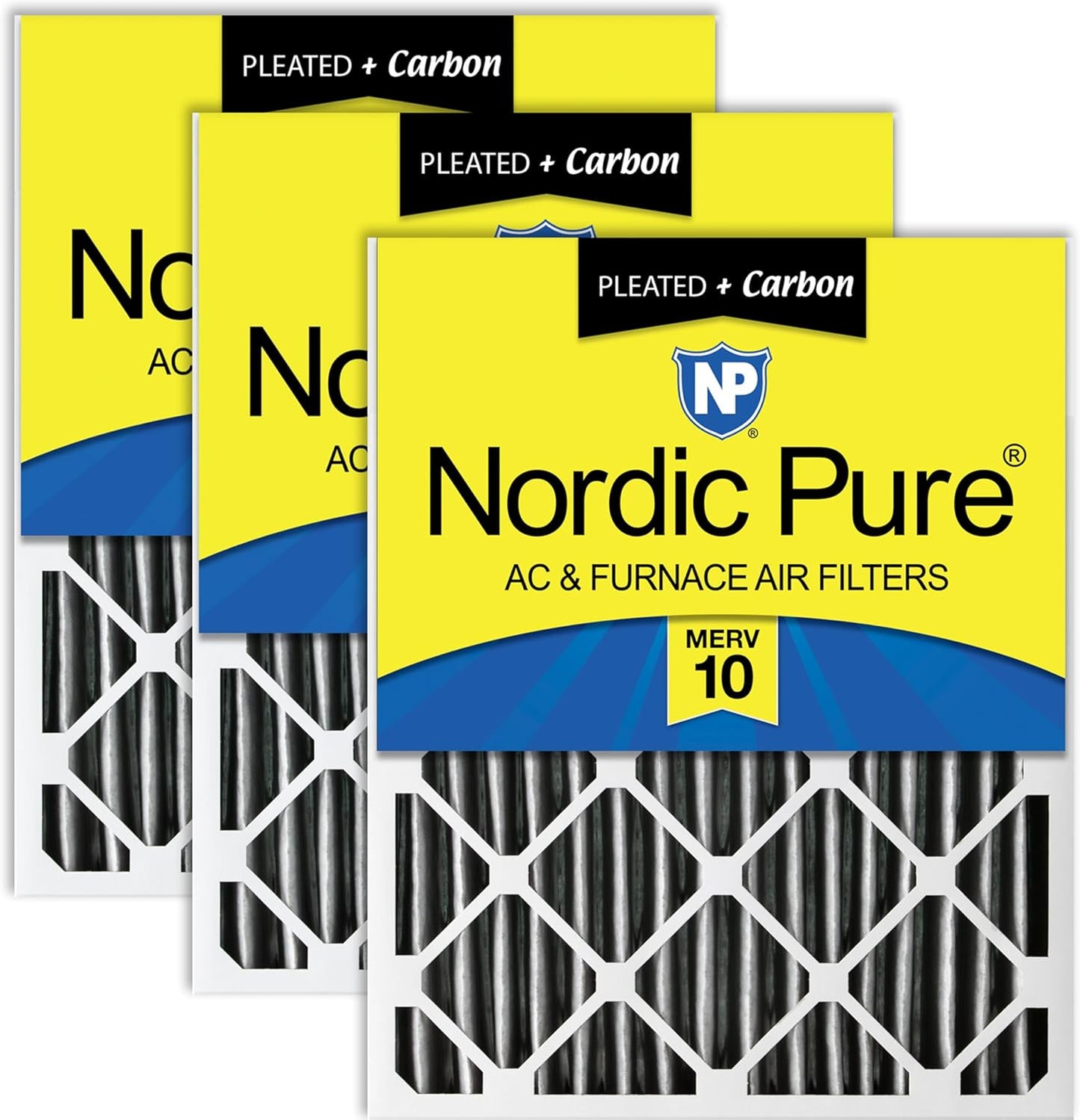 Nordic Pure 20x20x2 Furnace Air Filters with MERV 10 Rating
