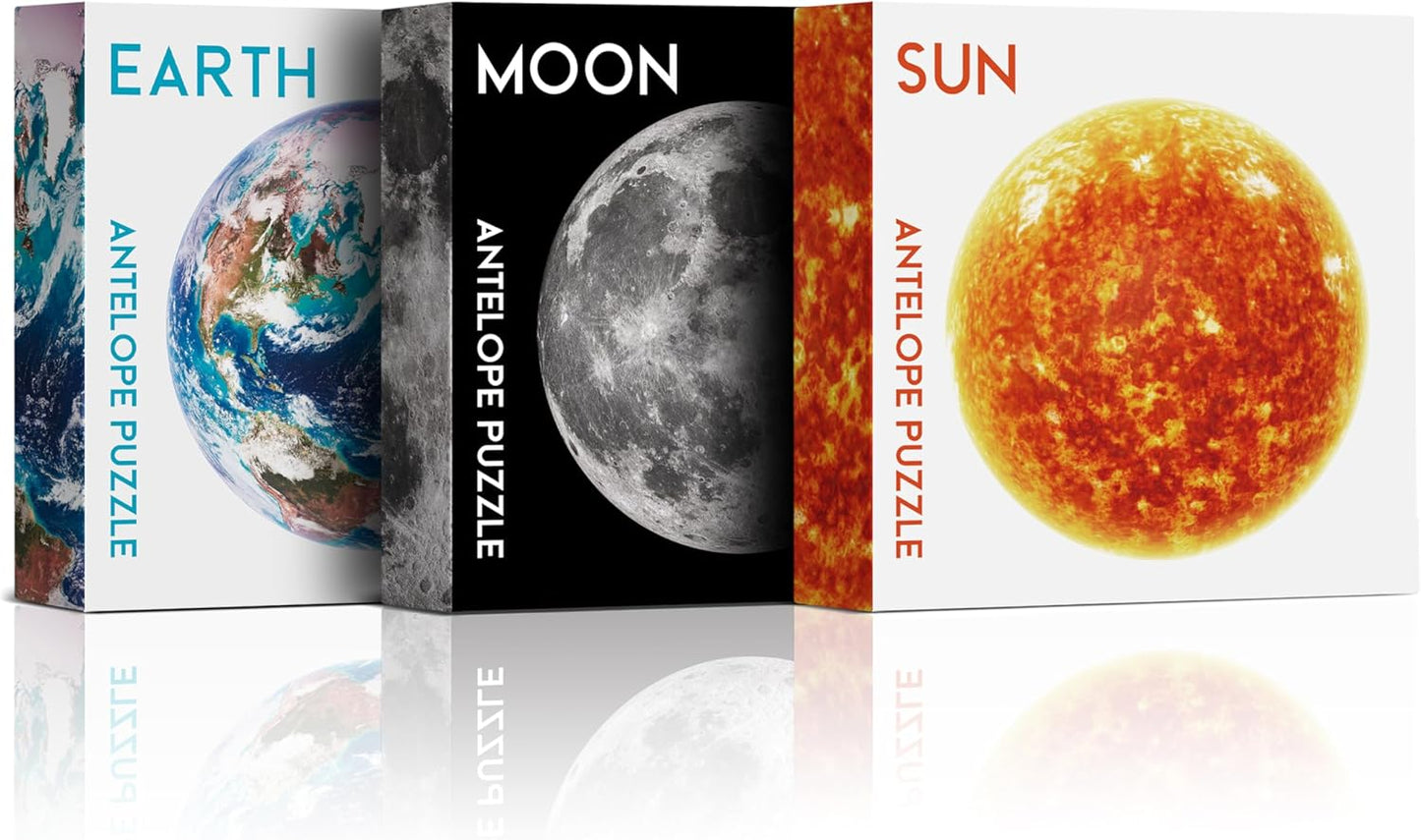 Antelope 3 in 1 1000 Piece Round Puzzle Bundle for Space Lovers