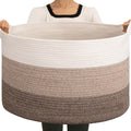 Extra Large Storage Basket 23 x 13 in - Woven Blanket & Laundry