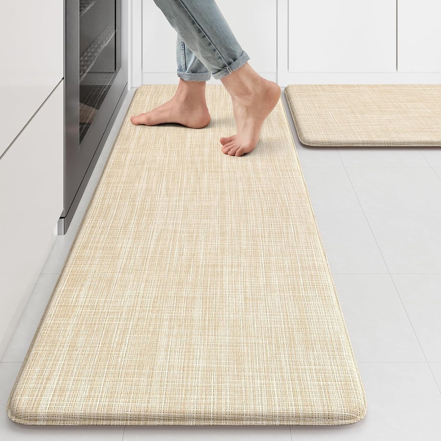 KIMODE Kitchen Mats Cushioned Anti Fatigue for Comfort and Safety