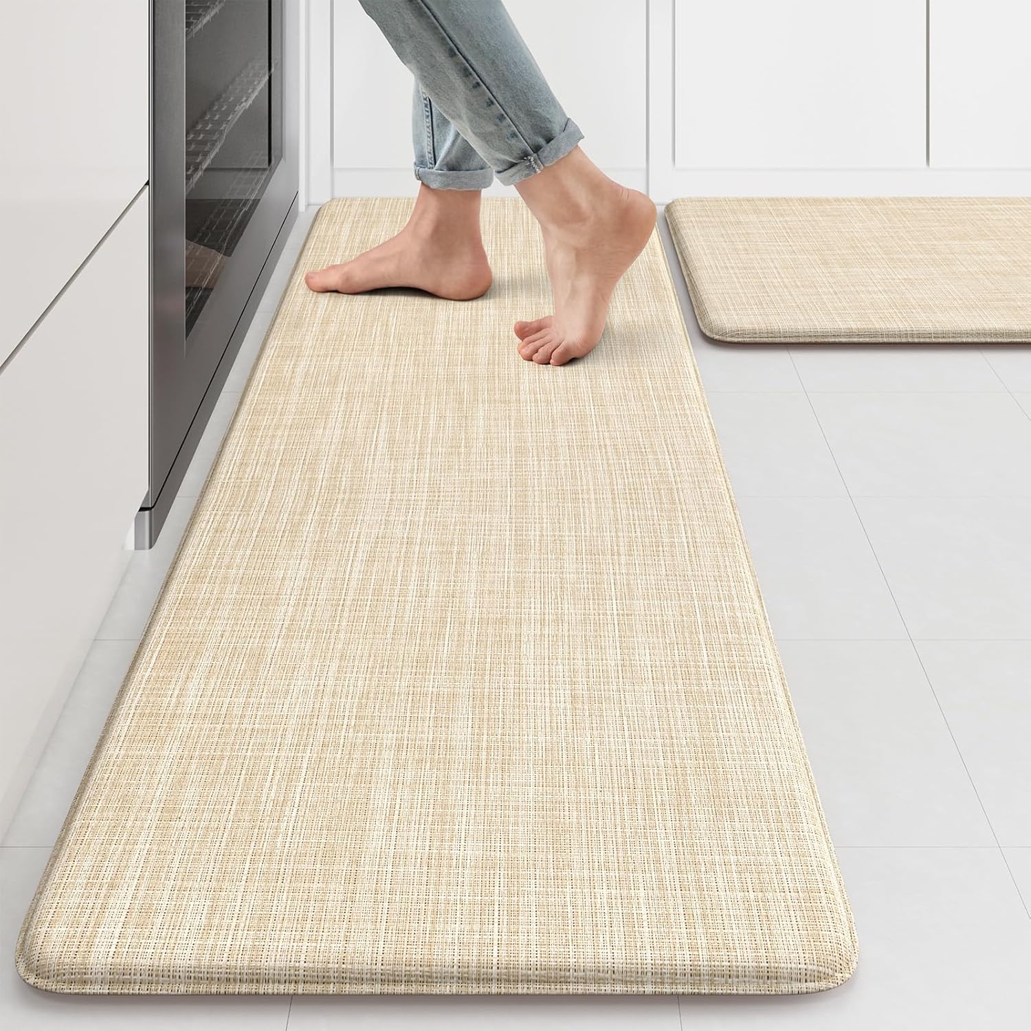 KIMODE Kitchen Mats Cushioned Anti Fatigue for Comfort and Safety