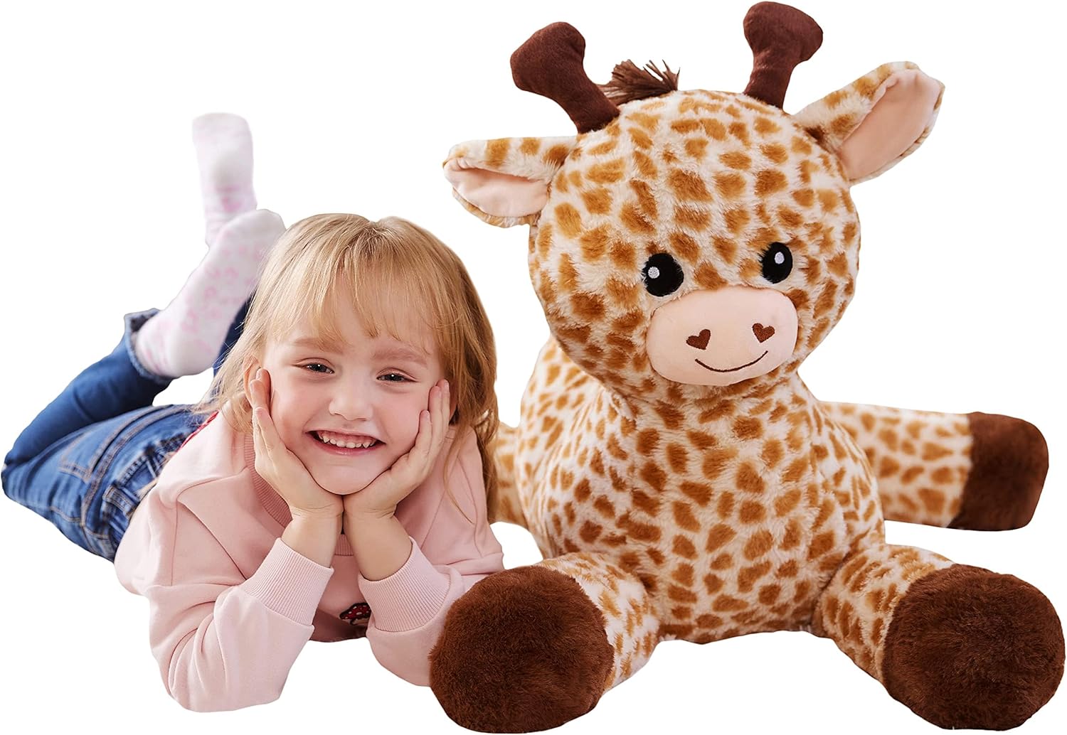 IKASA Large Giraffe Stuffed Animal Plush Toy for Kids Gifts