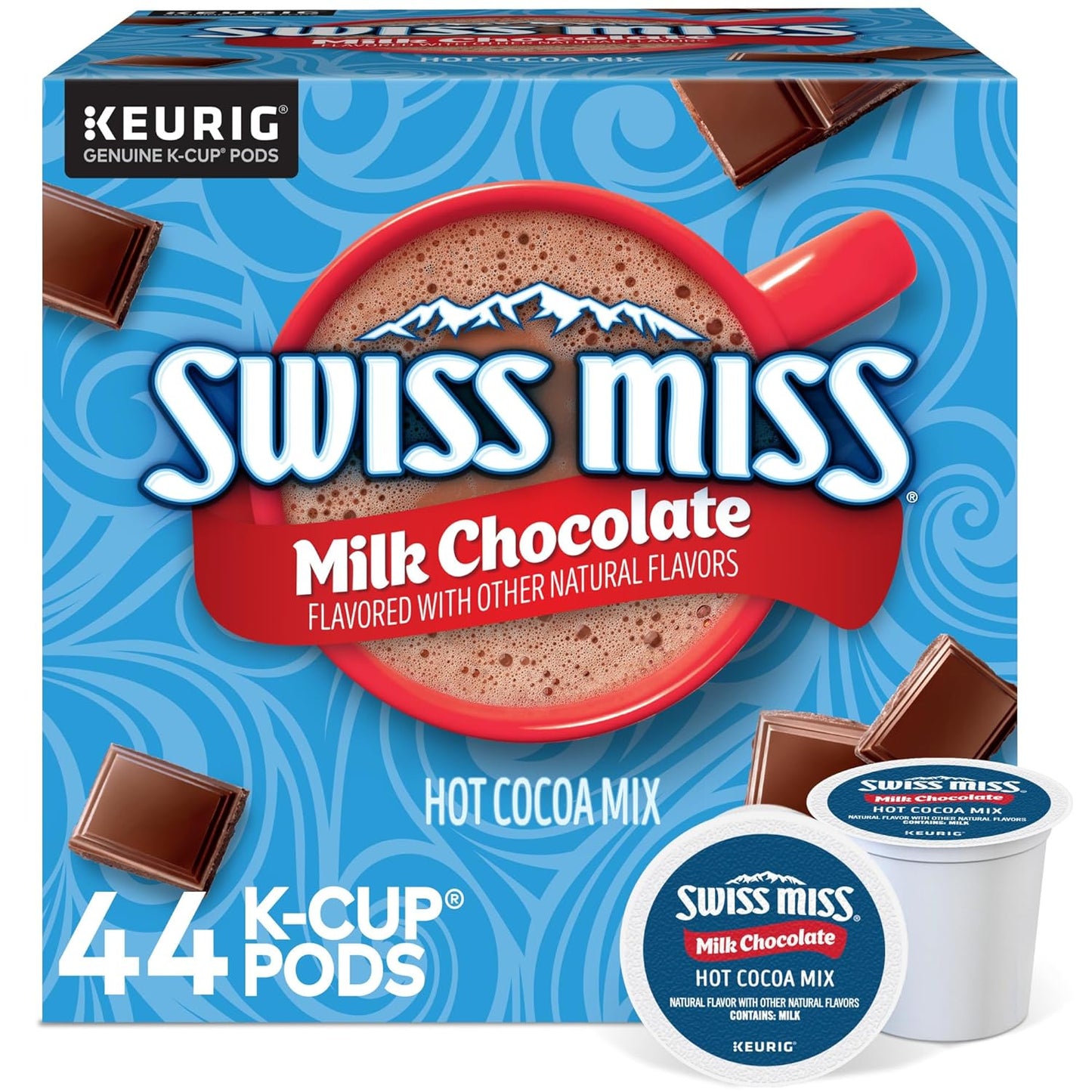 Delicious Swiss Miss Hot Cocoa K-Cups, 44ct