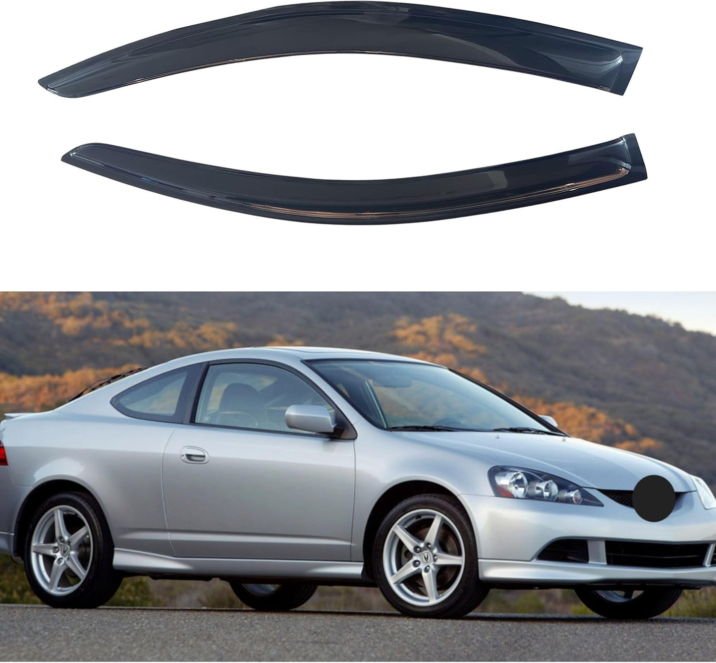 IG Window Visor for Acura RSX 2002-2006 - Durable Rain Guard