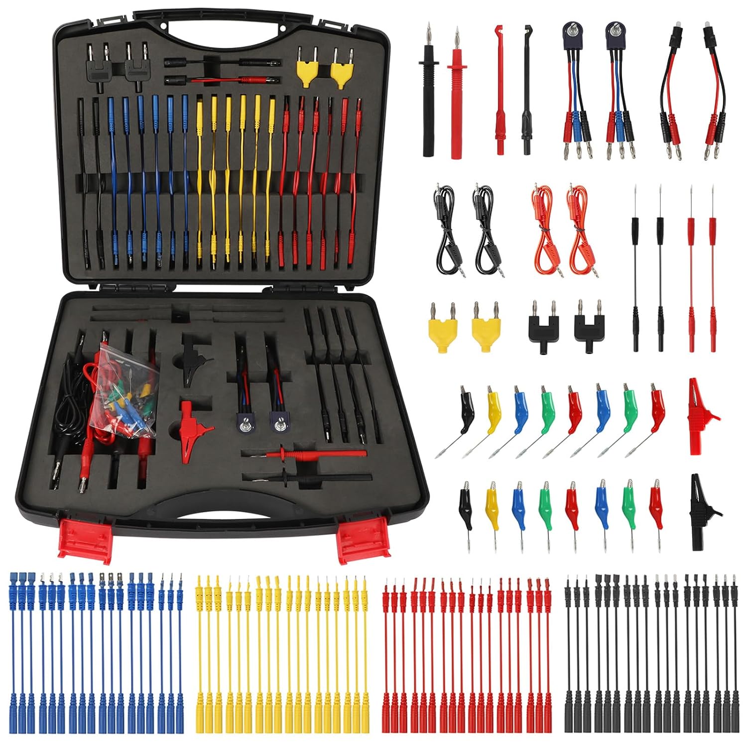 110 Pcs Automotive Circuit Test Lead Kit for Easy Diagnostics