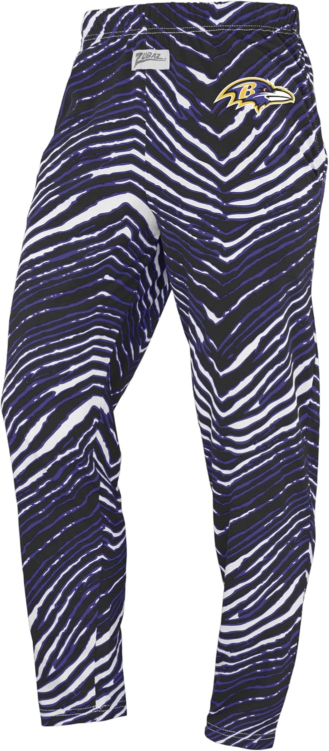 Zubaz NFL Z88 Team Logo Pants for Men and Women, Stylish Comfort