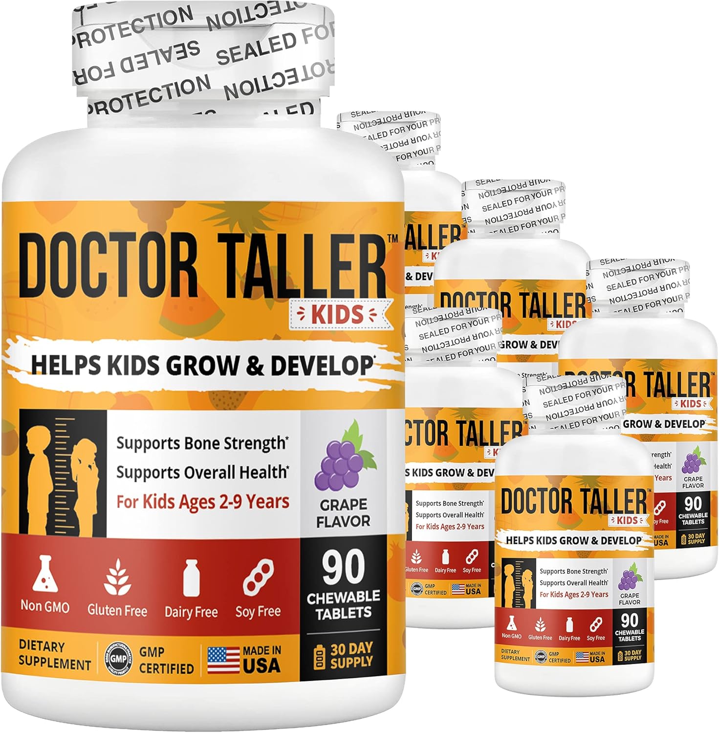 Doctor Taller Kids Multivitamins for Stronger Bone Health