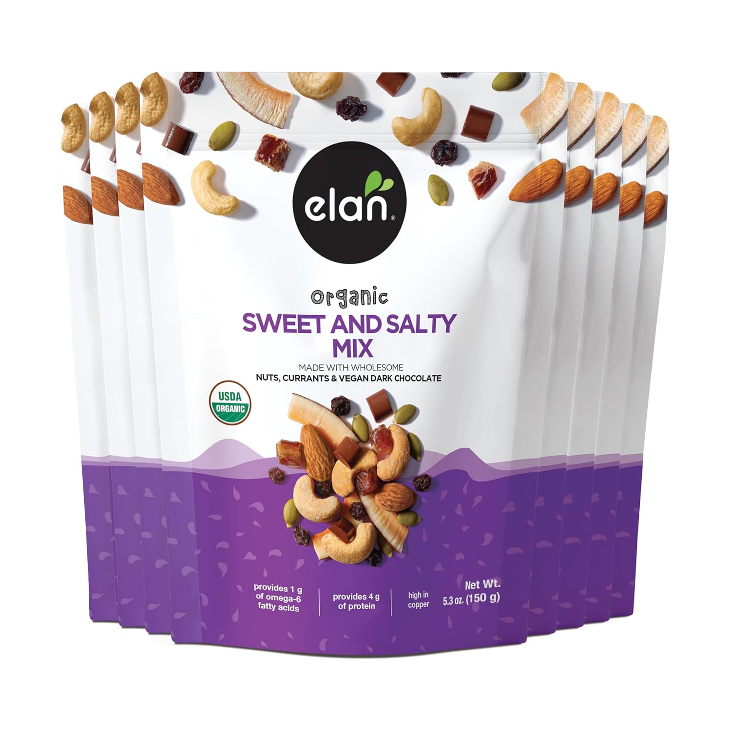 Elan Organic Sweet & Salty Mix - Healthy Snack for Everyone