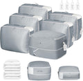 DIMJ Comforter Storage Bag 6 Pack - Space-Saving Compression Bags