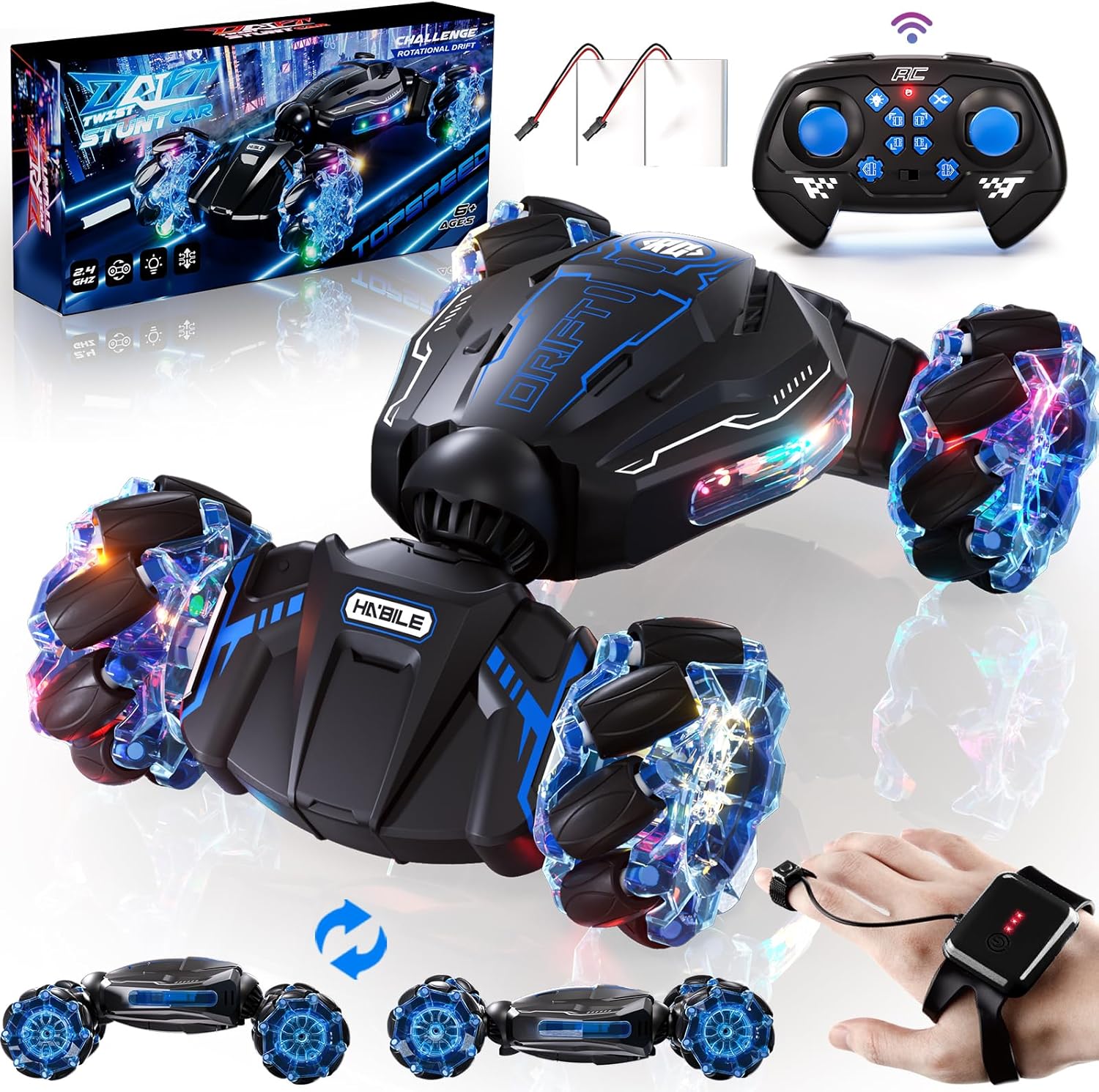 TopMVP 4WD RC Stunt Car with Gesture Control - Awesome Off-Road Fun!