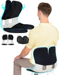 Curble Grand Ergonomic Back Support Chair Cover Set for Comfort