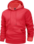 Men's Active Fleece Lined Hoodie Pullover - Warm Everyday Comfort