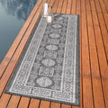 Terrace Outdoor Runner Rug 2x8 - Washable, Waterproof Patio Runner