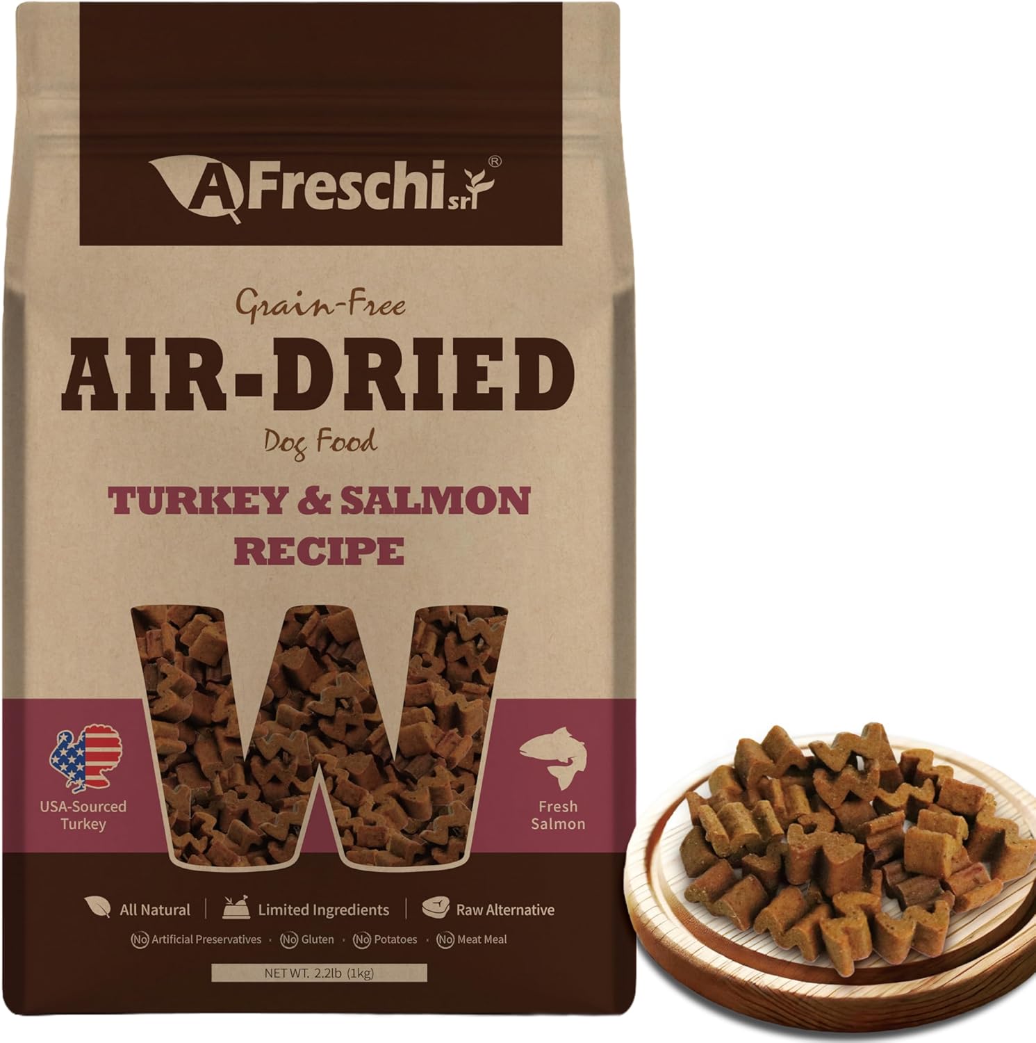 Air-Dried Dog Food Turkey & Salmon Recipe for Healthy Pets