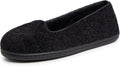 Dearfoams Women's Cozy Memory Foam Rebecca Closed Back Slipper - Wide