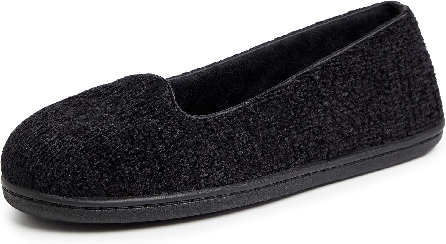 Cozy Memory Foam Indoor Ballet Slippers for Women in Wide Widths