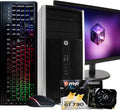 HP Gaming PC Computer Quad-Core i5 with 24in Monitor - Renewed