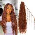 Goddess Boho Box Braids Crochet Hair 24in - Lightweight Full Look