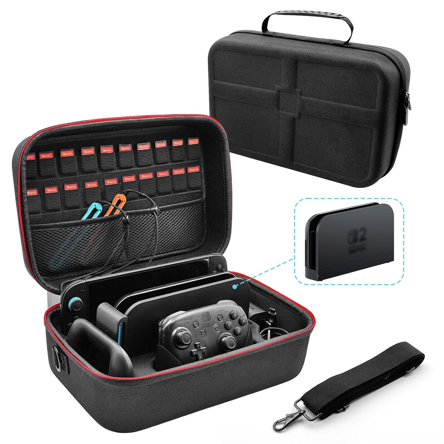 ZEYARUIBO Switch 2 Case: Ultimate Protection and Storage