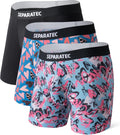 Dual Pouch Christmas Boxer Briefs for Men - Soft Bamboo Comfort