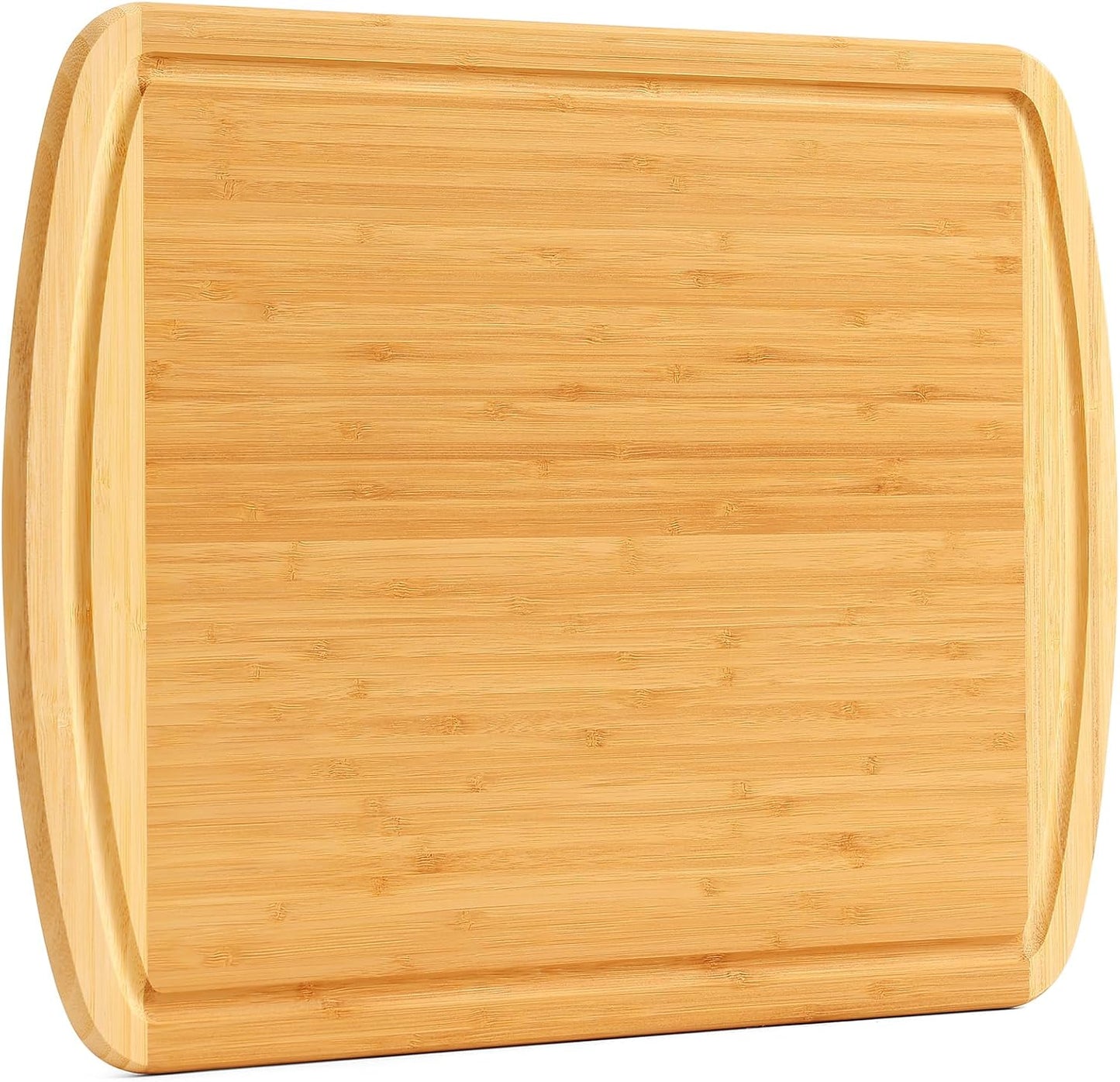 Homaxy Extra Large Bamboo Cutting Boards for Kitchen Use