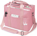 Canvas Tote Bag with Multi-Pocket for Women - Large Everyday Organizer