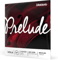 D'Addario Prelude Viola String Set Extra Short Scale, Medium Tension