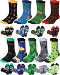 9 Pairs Cool Camping Socks for Men