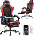 Homall Gaming Chair with Footrest and Massage Support