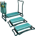 HomGarden Folding Garden Kneeler Seat Bench Stool - Cushioned