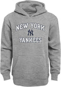 Official MLB Kids Youth Fleece Lined Pullover Hoodie Sweatshirt
