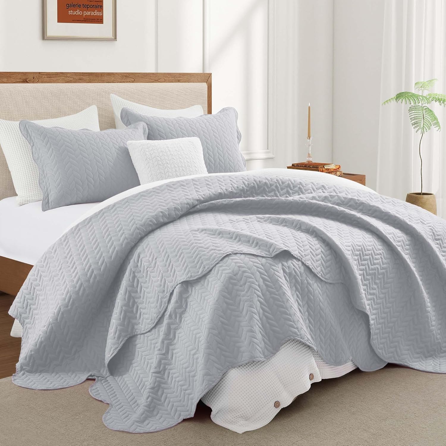IR Imperial Rooms King Quilt Bedding Set for Luxurious Comfort