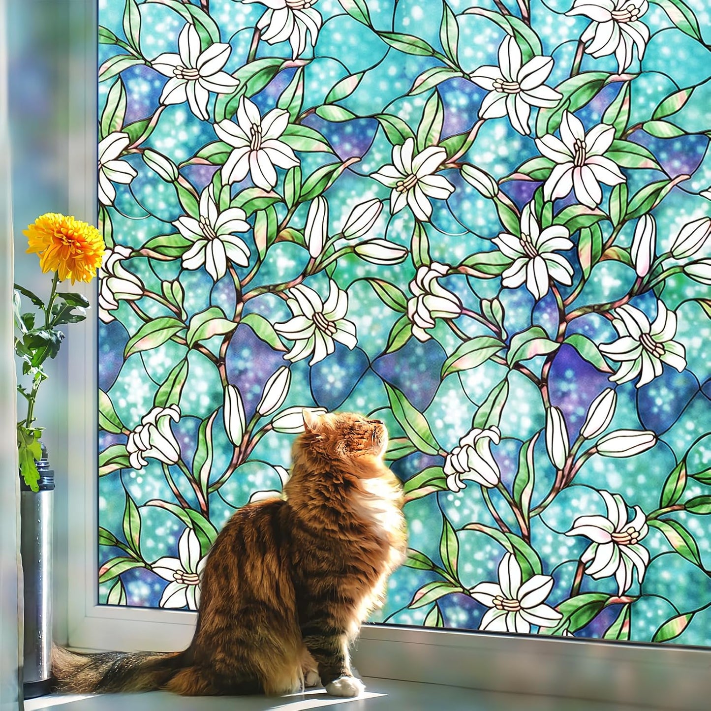 Coavas Decorative Window Privacy Film for Elegant Home Design