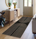 Easy Jute Rainbow Runner Rug 2x6 - Washable Non-Slip Hallway Rug