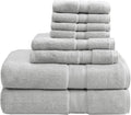 Madison Park 800GSM 8pc Cotton Towel Set - Oversized Spa Soft