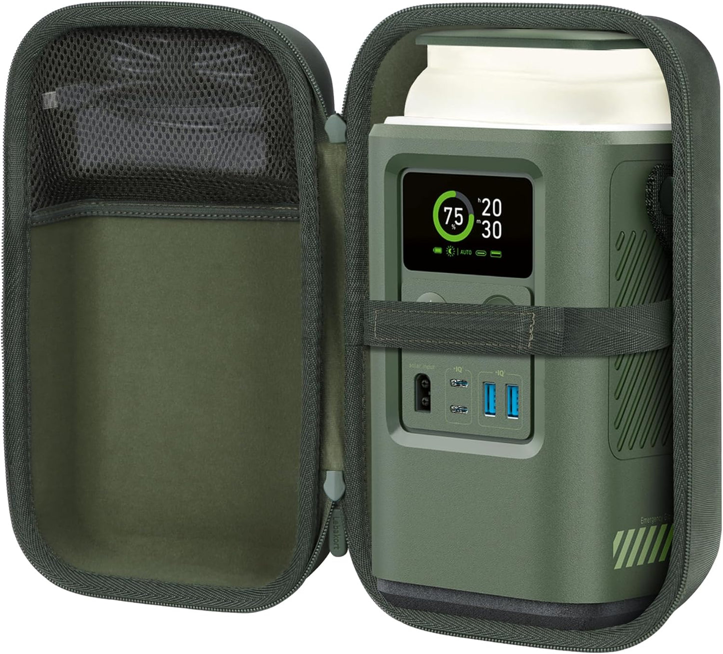 Protective Green Case for Anker 548 Power Bank - Lebakort