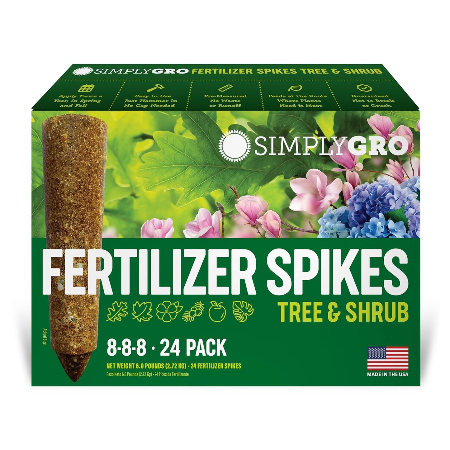 Tree & Shrub Fertilizer Spikes for Vibrant Growth and Health