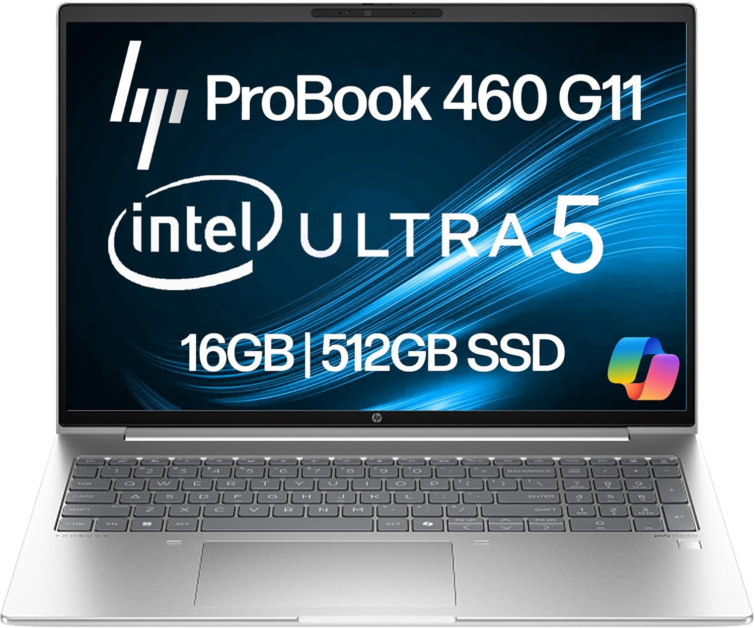 HP ProBook 460 G11 Business Laptop with 16 FHD+ Display