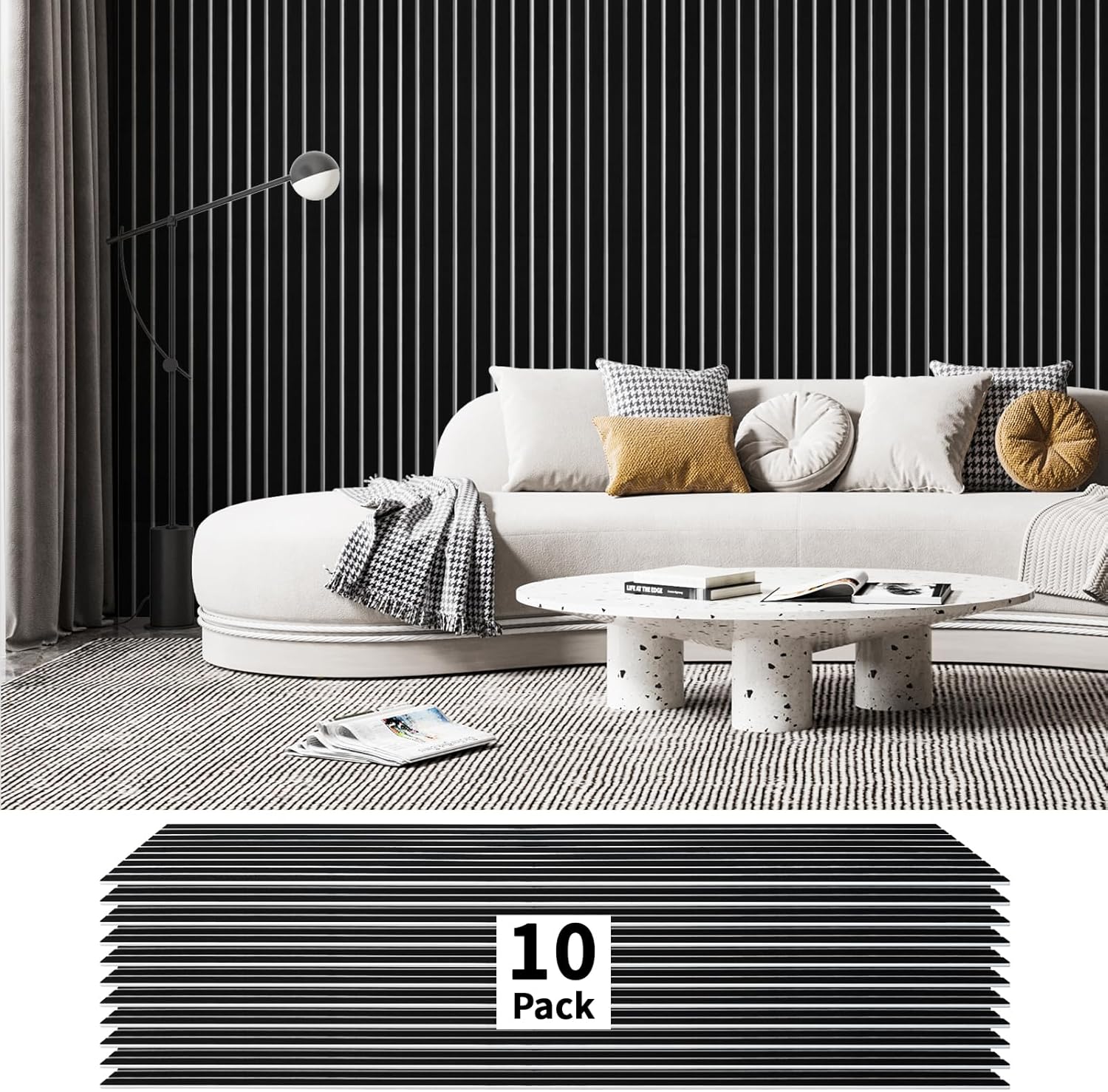 Art3dwallpanels 10 Pack Acoustic Panels for Soundproofing