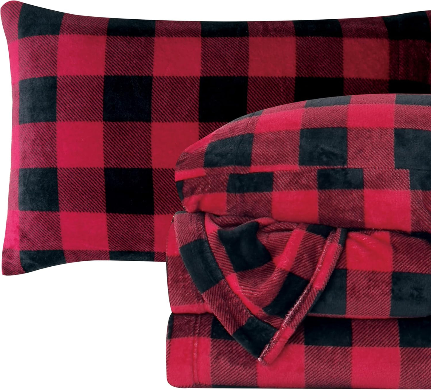 Luxuriously Soft Velvet Flannel Sheet Set for Cozy Comfort