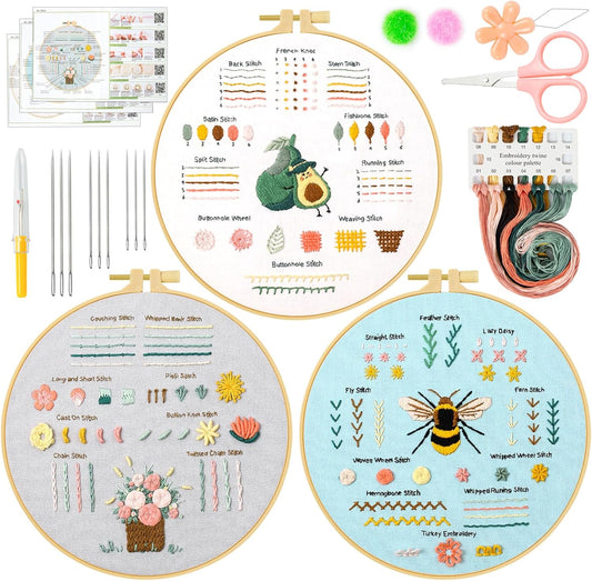 Easy Start Embroidery Kit - Creative Fun Ahead!