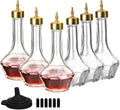 Bitters Bottle Set of 6 - Glass Dash Bottles for Cocktail Bitters