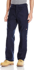 Red Kap Men's Double Knee Shop Pants - No-Scratch Waist Closure