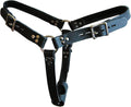 Extra Large Locking Female Butt Plug Harness - Heavy Leather Build
